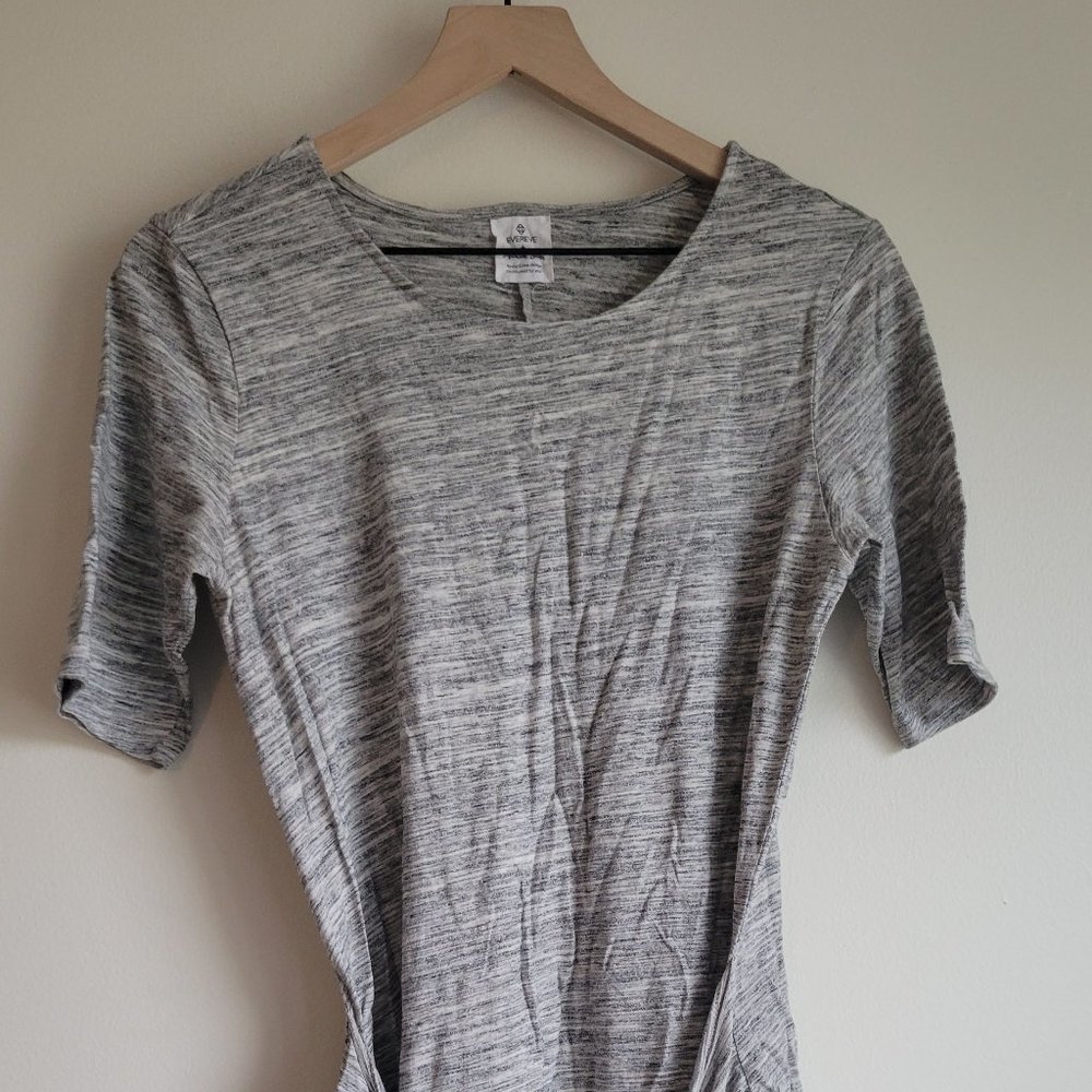 Evereve Michael Stars Marled Tee Dress Grey M